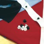 DNC Hospitality Workwear Chef Jacket Button Strip Pair