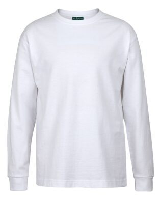Colours of Cotton Kids Long Sleeve Tee White