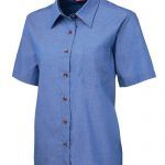 JBs Workwear Ladies Original Short Sleeve Indigo Chambray Shirt