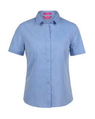 JBs Workwear Ladies Classic Short Sleeve Fine Chambray Shirt