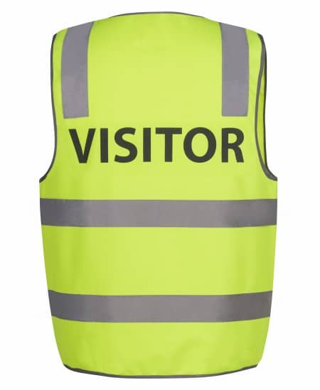 JBs Workwear Hi Vis D+N Safety Vest Visitor