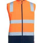JBs Workwear Hi Vis D+N Water Resistant Softshell Vest