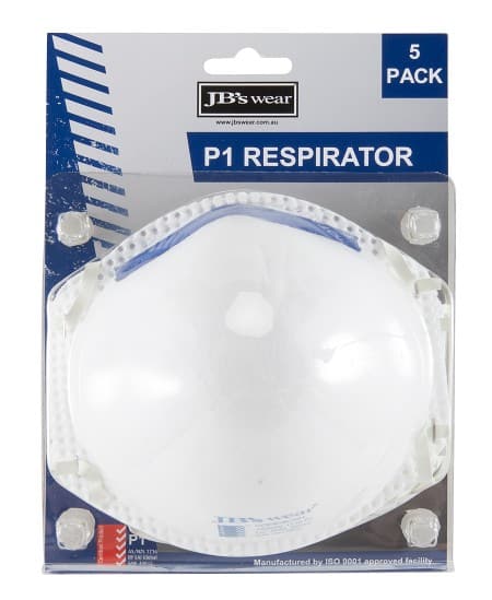 JBs Blister (5Pc) P1 Respirator