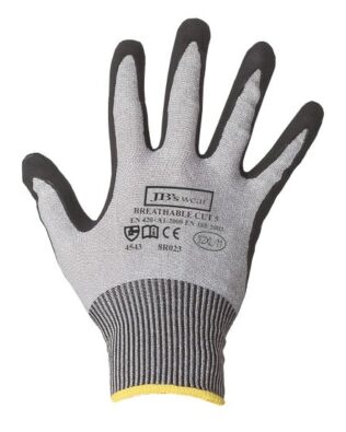 JBs Workwear Nitrile Breathable Cut 5 Glove (12 Pack)