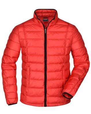 James & Nicholson Mens Quilted Down Jacket