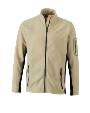 James & Nicholson Mens Workwear Fleece Jacket
