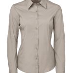 JBs Workwear Ladies Urban Long Sleeve Poplin Shirt
