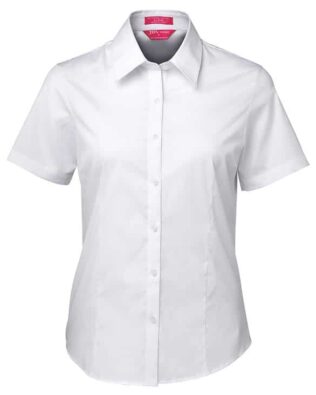 JBs Workwear Ladies Urban Short Sleeve Poplin Shirt