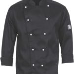DNC Hospitality Workwear Cool-Breeze Cotton Chef Jacket Long Sleeve
