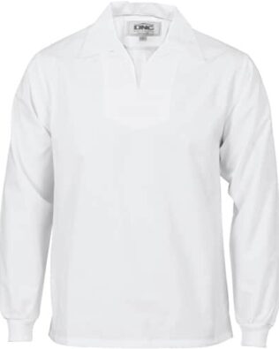 DNC Hospitality Workwear V-Neck Food Industry Jerkin Long Sleeve