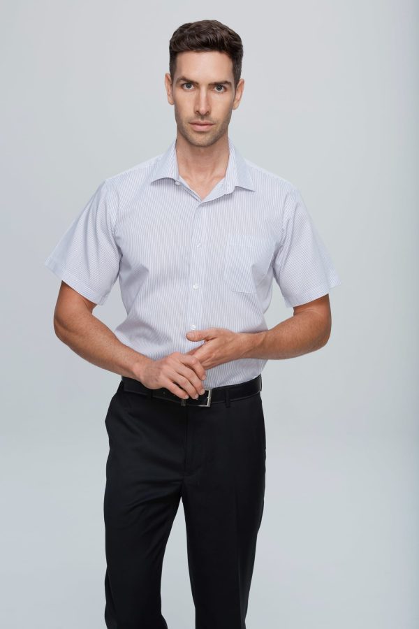 HENLEY MENS SHIRT SHORT SLEEVE