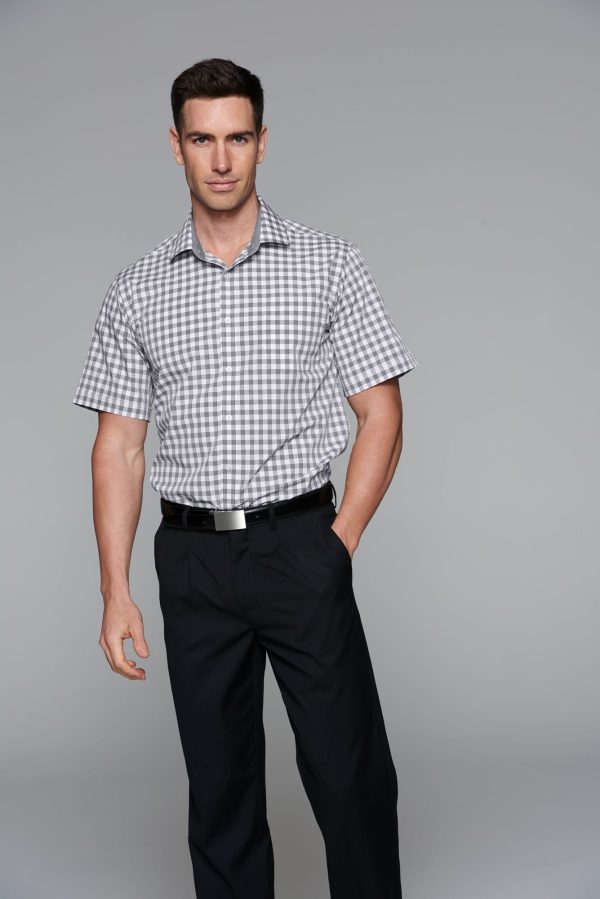 DEVONPORT MENS SHIRT SHORT SLEEVE
