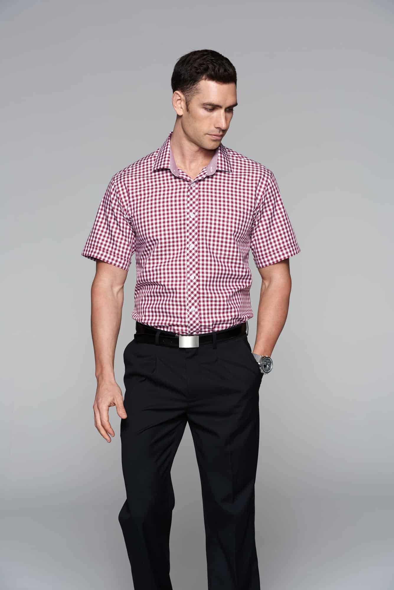 BRIGHTON MENS SHIRT SHORT SLEEVE