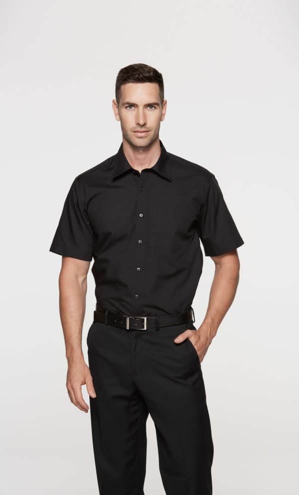 KINGSWOOD MENS SHIRT SHORT SLEEVE