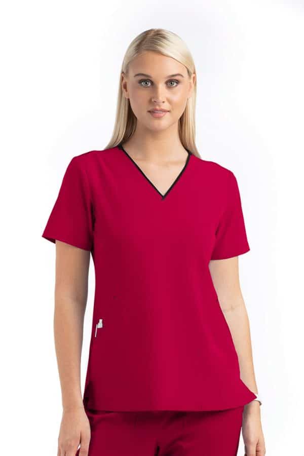 Matrix Impulse - Women's Curved V - Neck Top