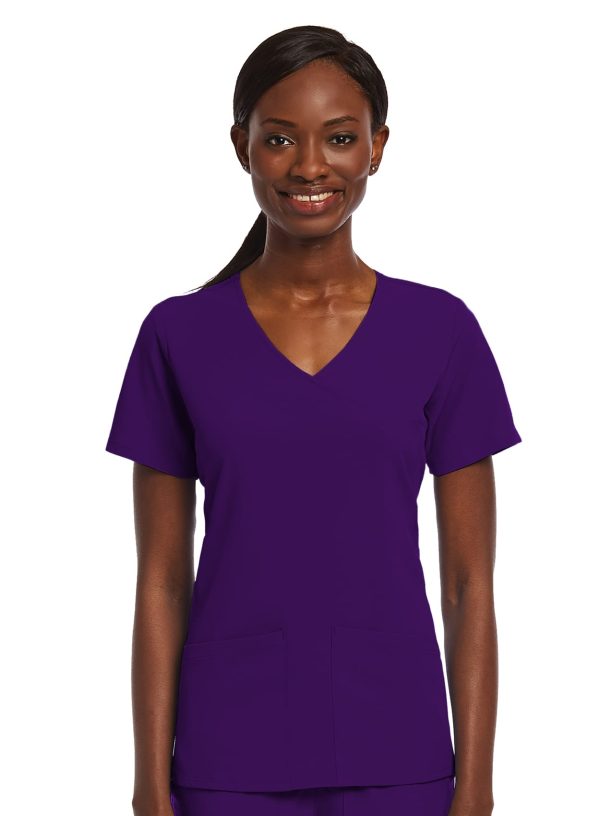 Matrix Impulse - Women's Knit Mock - Wrap Top