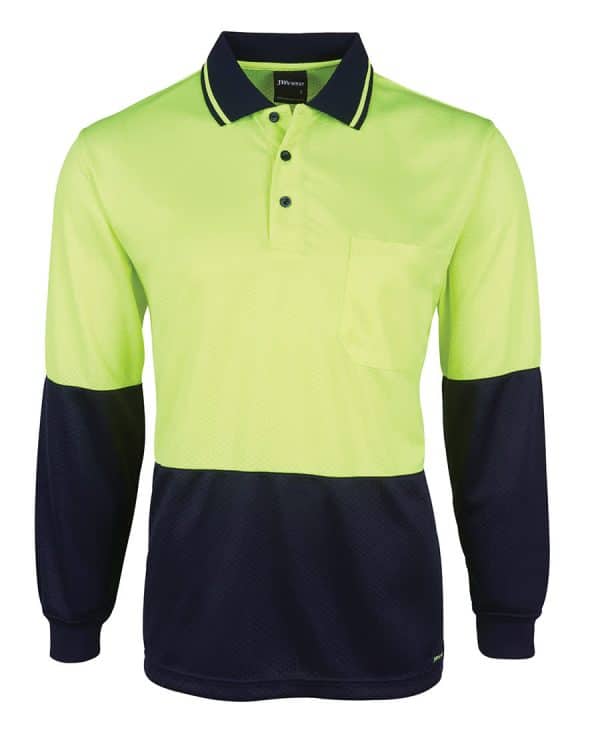 JB's HV 4602.1 L/S JACQUARD POLO