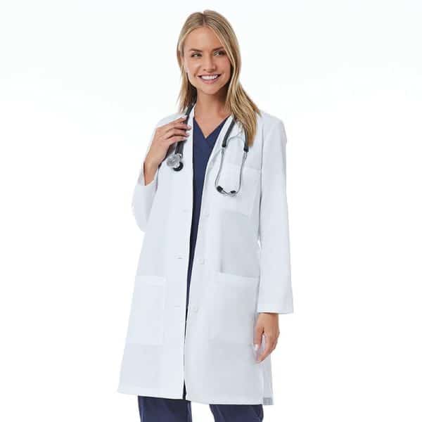 Labcoat - Red Panda Women Long Lab Coat