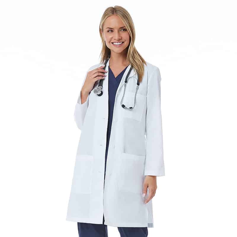 Labcoat - Red Panda Women Long Lab Coat