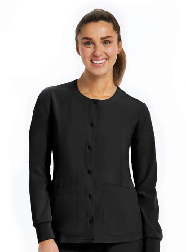 Matrix Impulse - Women's Round Neck Snap Jacket