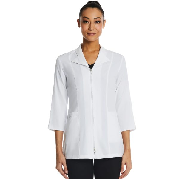 Lab Jacket Smart - 3/4 Sleeve Zip Lab Jacket