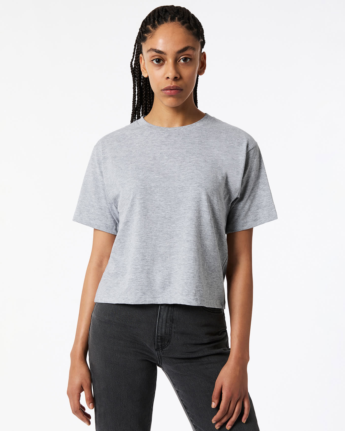 American Apparel Women's Fine Jersey Boxy T-Shirt