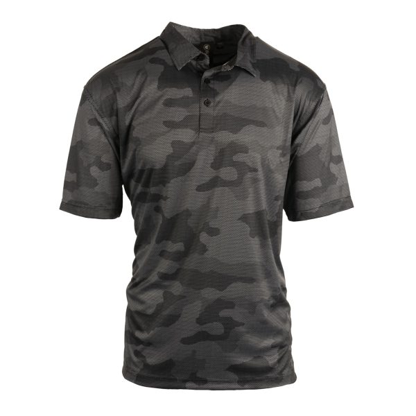 Mens Burn Golf Polo - Print