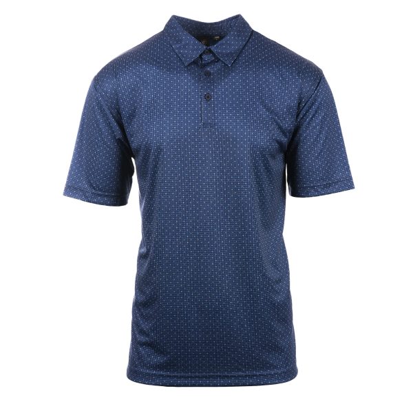 Mens Burn Golf Polo - Print