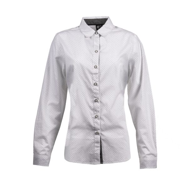 Ladies L-S 100% Cotton Shirt