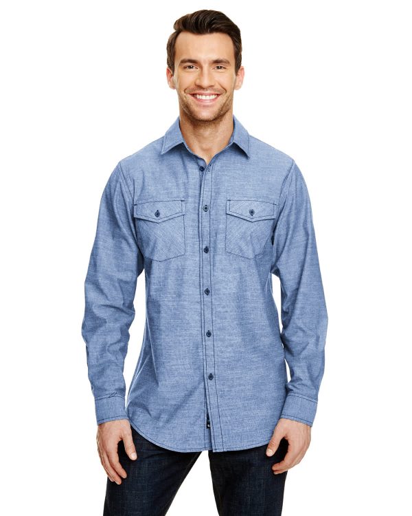 Mens L-S Chambray Shirt