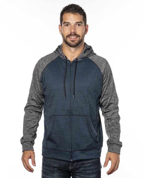 Mens Performance Tech Fleece Zip Hoodie