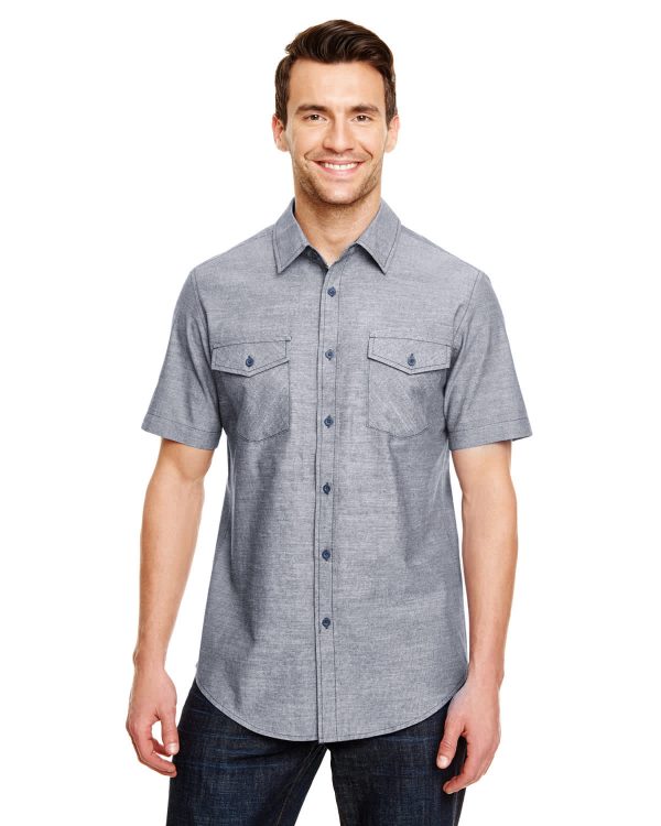 Mens S-S Chambray Shirt