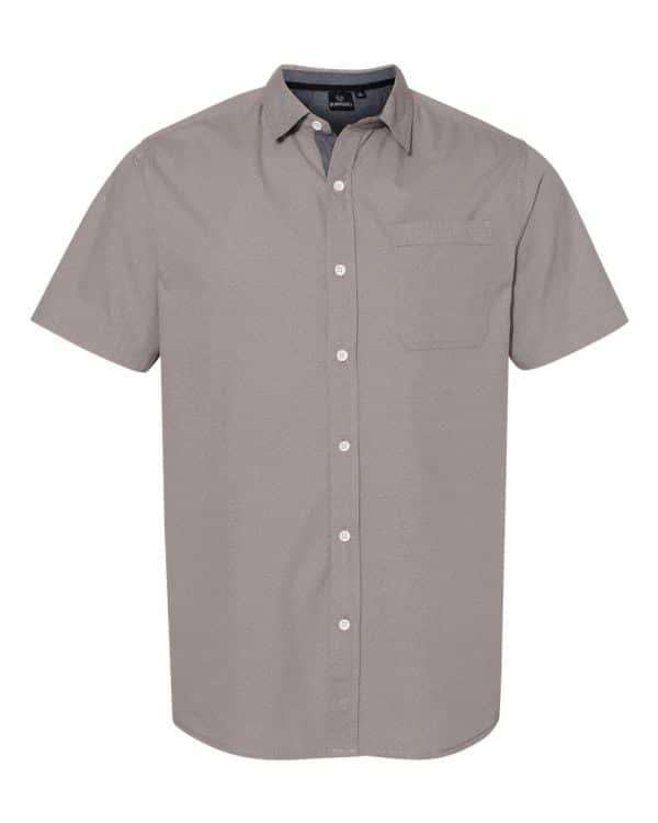 Mens S-S Peached Poplin Shirt