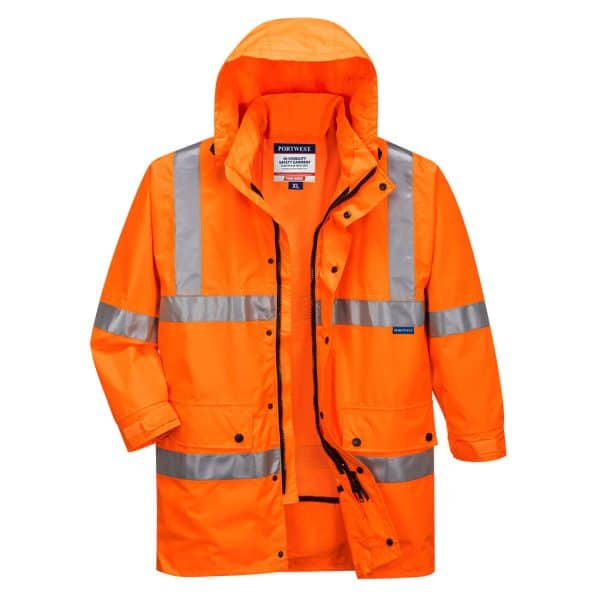 Hi-vis Rain Jacket Lite  D&n