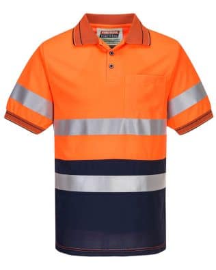 Portwest Hi-Vis Contrast Polo Shirt S/S PO-MP510