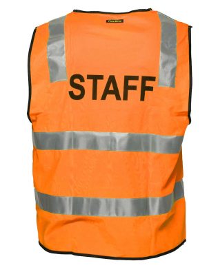 Portwest Hi-Vis Zipped Staff Vest PO-MZ107