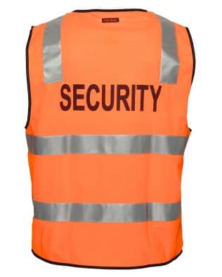 Portwest Hi-Vis Zipped Security Vest PO-MZ108