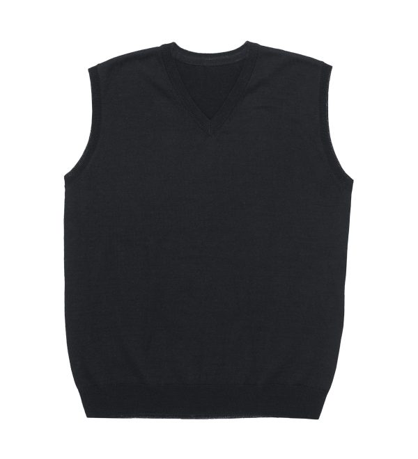 Merino Fully Fashioned Vest - Mens