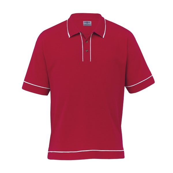 Retro Waffle Polo - Mens