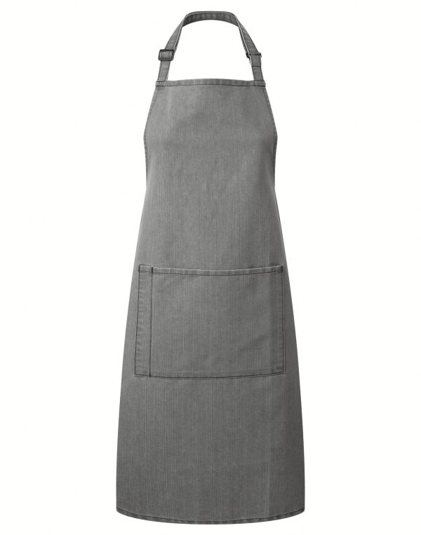 Colours bib apron with pocket