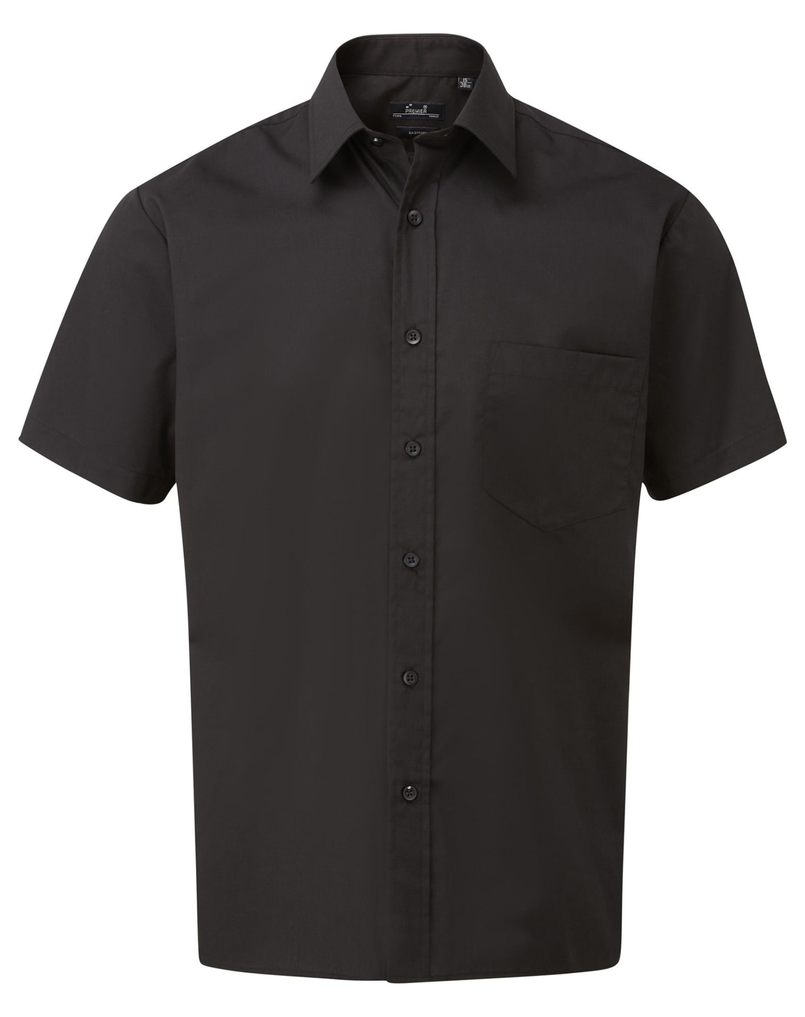 Short sleeve poplin shirt