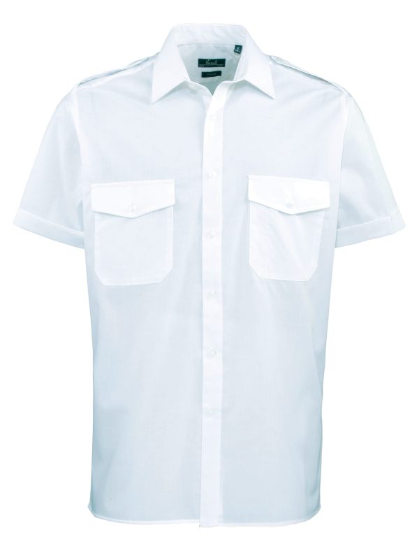 Short sleeve pilot shirt