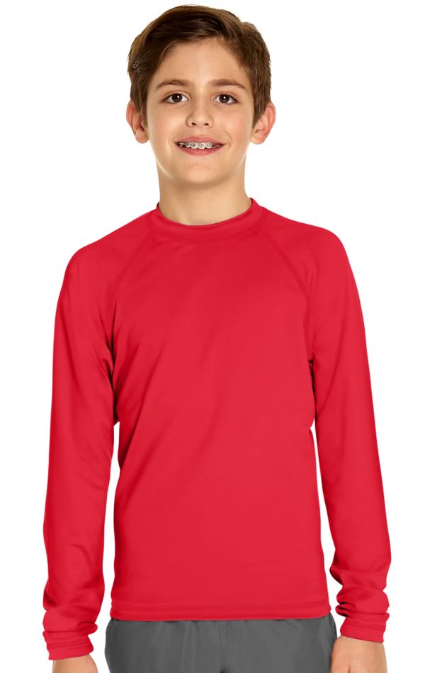 Youth Long Sleeve Rash Guard Upf 50+