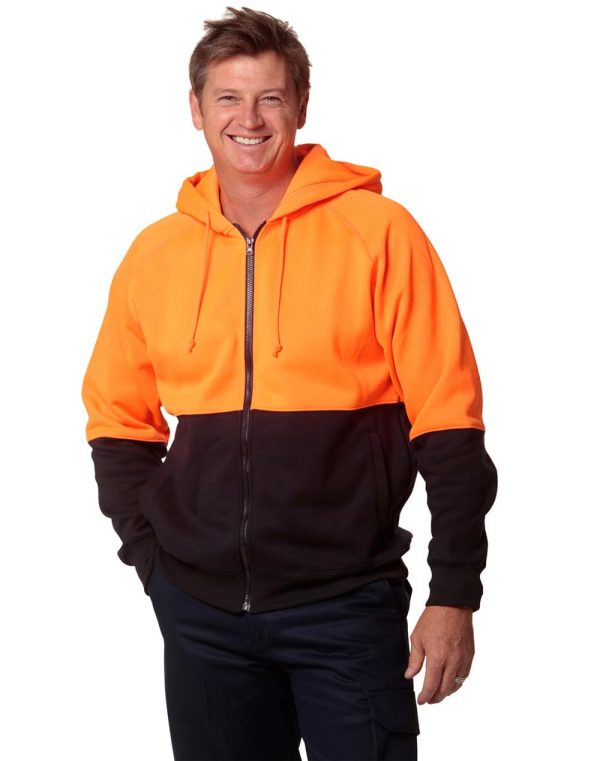 Hi Vis Two Tone Fleece Hoodie