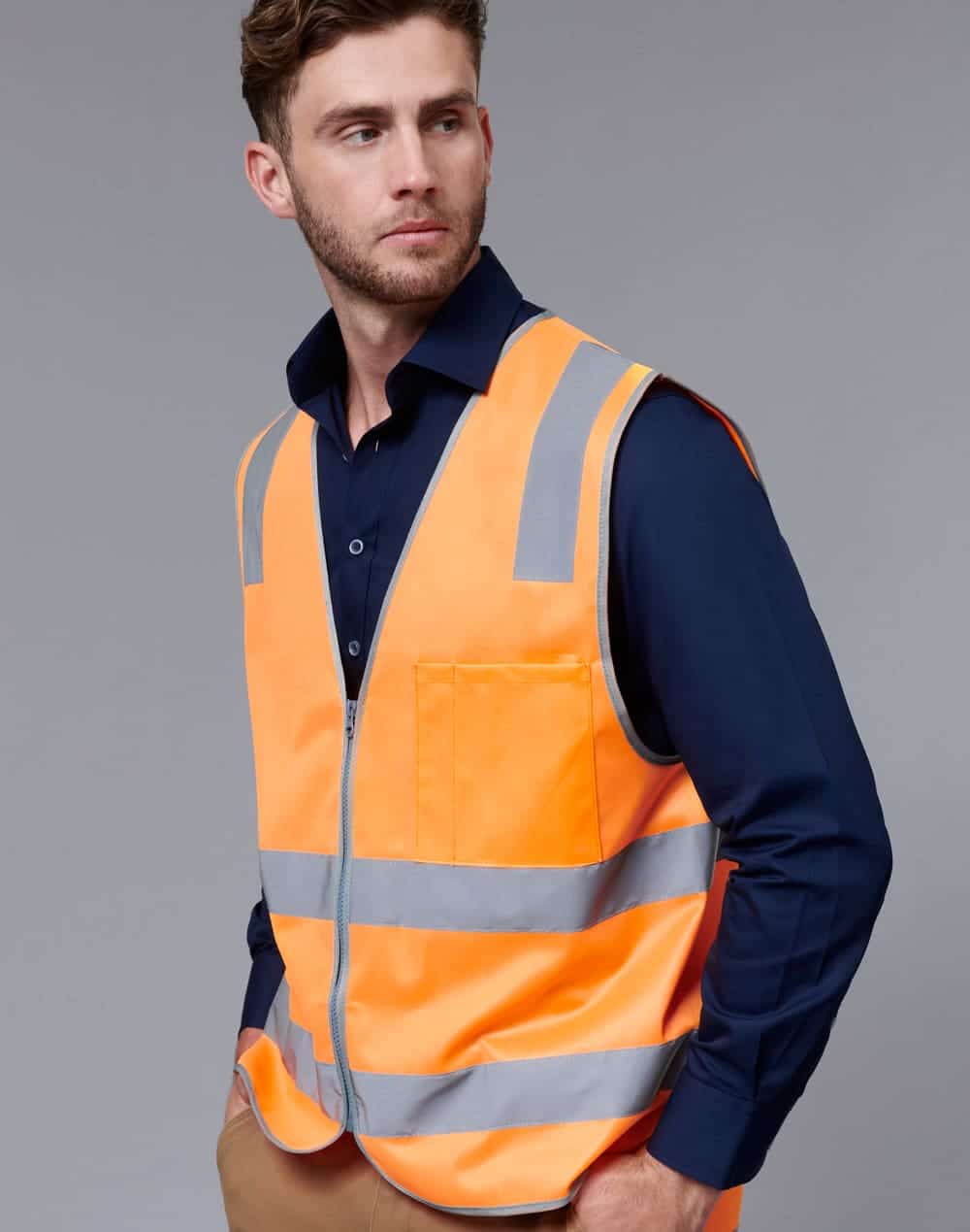 Vic Rail Hi Vis Safety Vest  Unisex