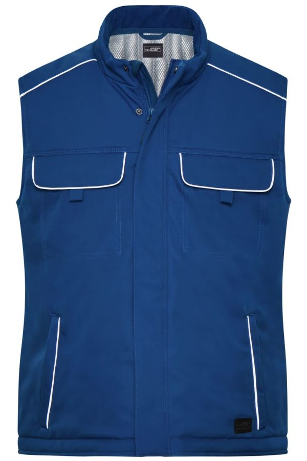 Workwear Softshell Padded Vest - Solid -