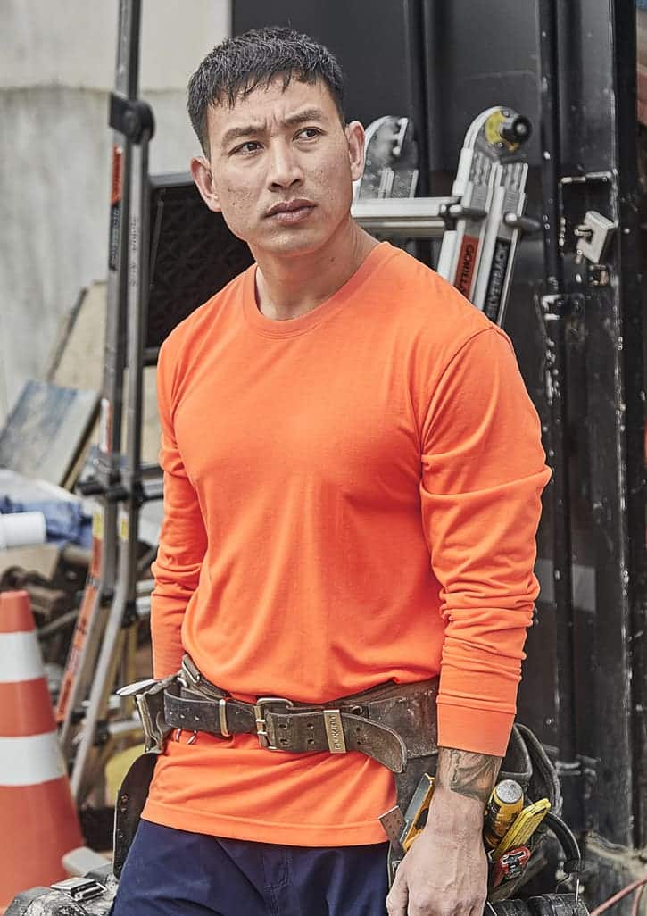 Mens Hi Vis Long Sleeve Tee