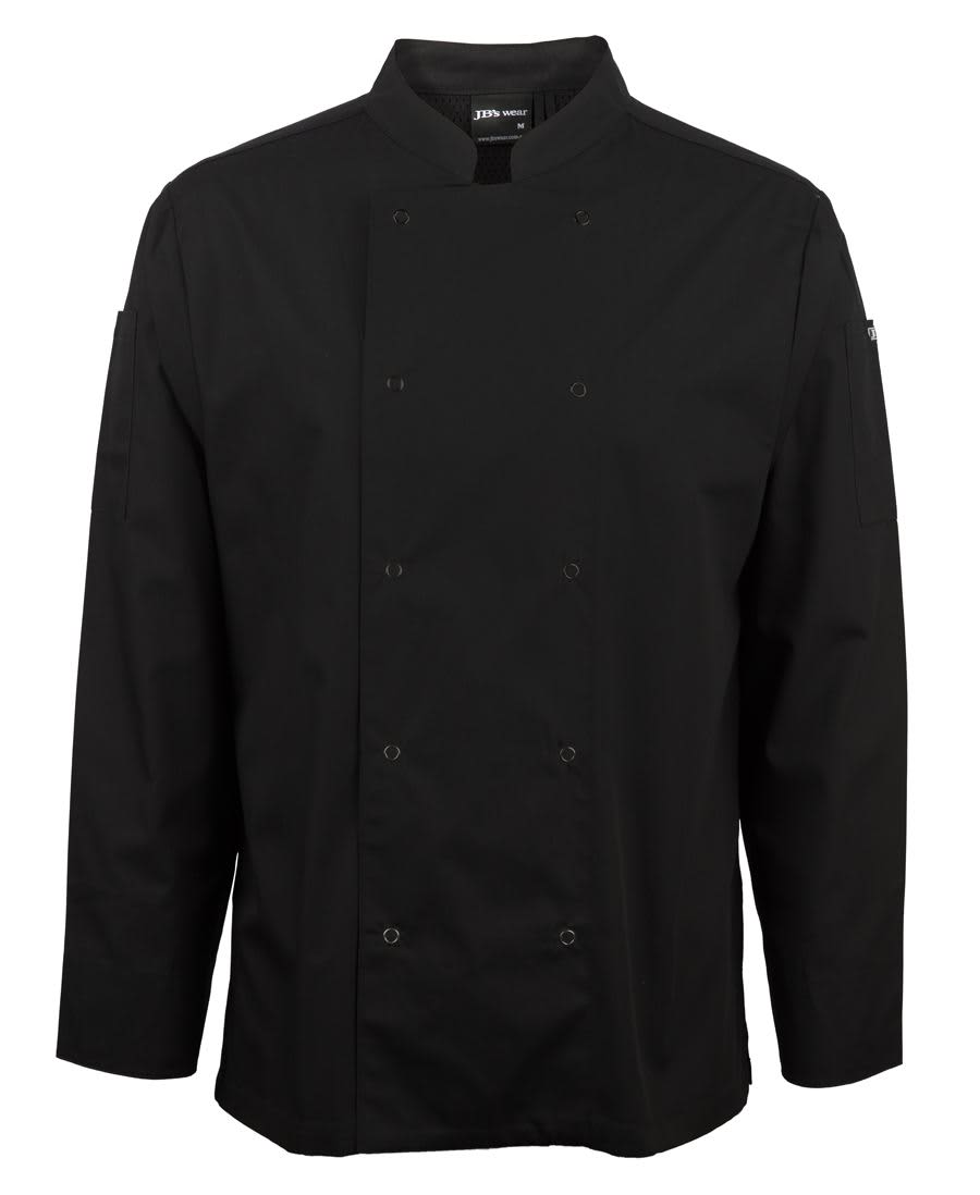 JB's L/S SNAP BUTTON CHEFS JACKET