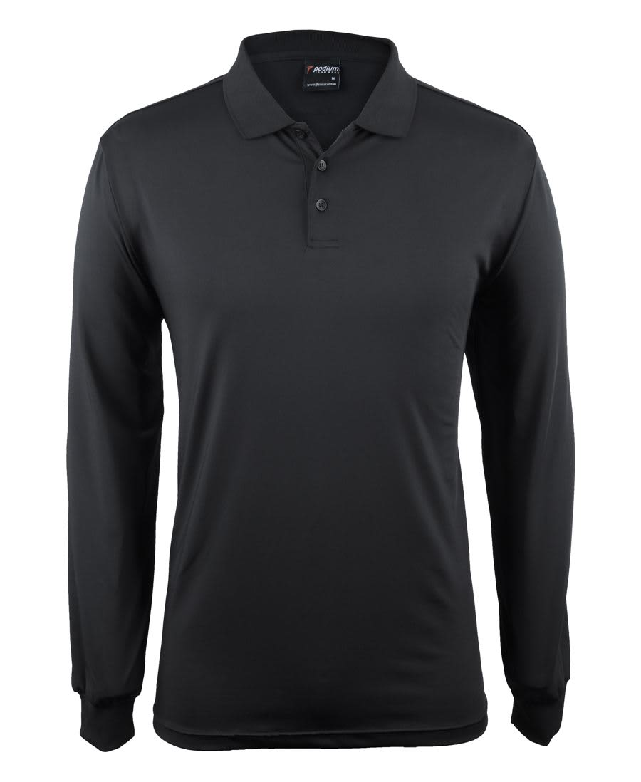 PODIUM L/S STRETCH POLO