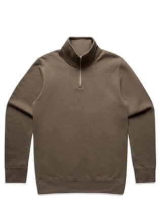 Custom AS Colour Stencil Half Zip Crew AS-5125S